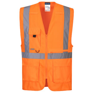 Vesta Hi-Vis Executive cu buzunar pentru tabletă